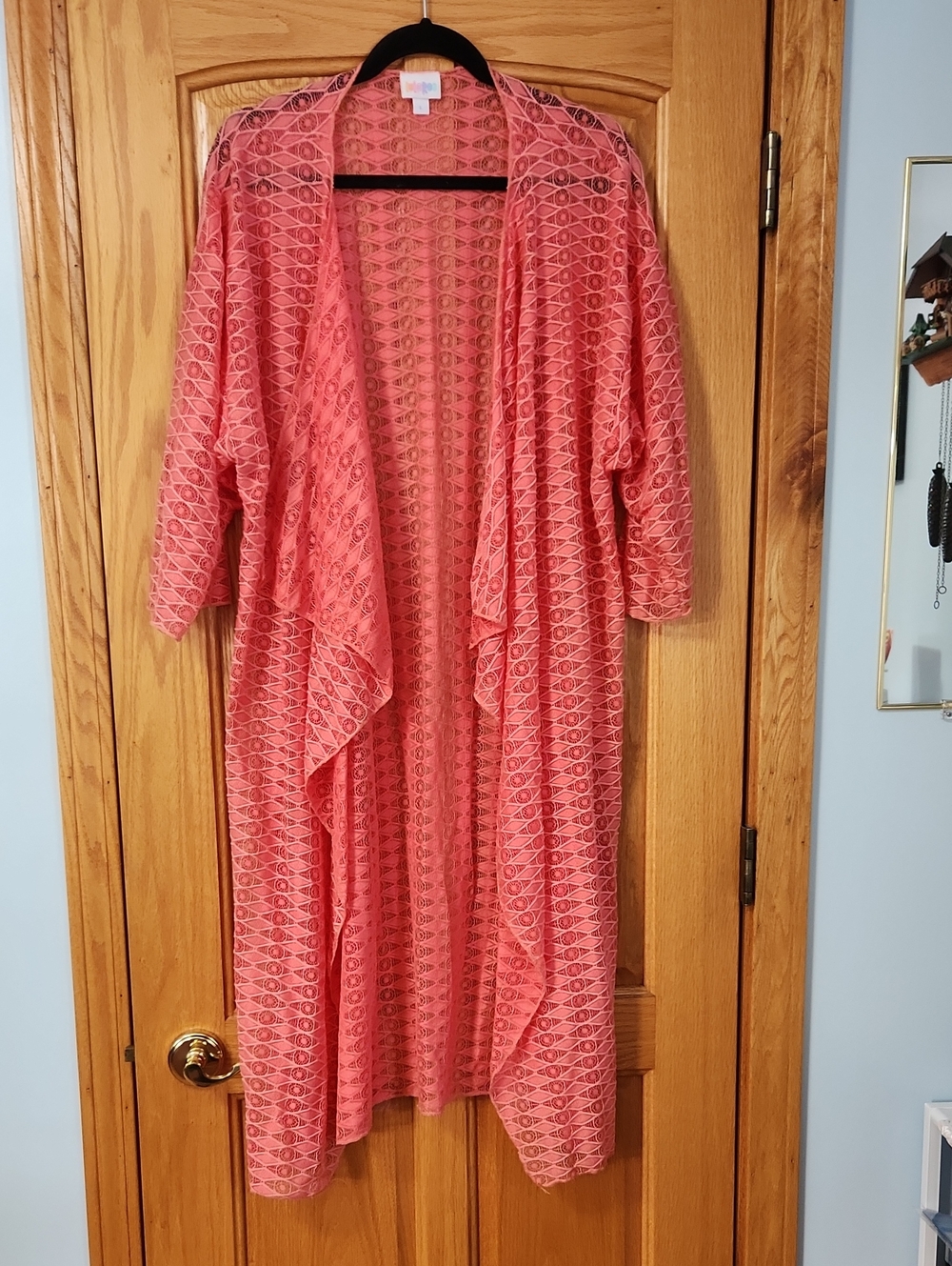 LuLaRoe Coral Lace Duster Robe